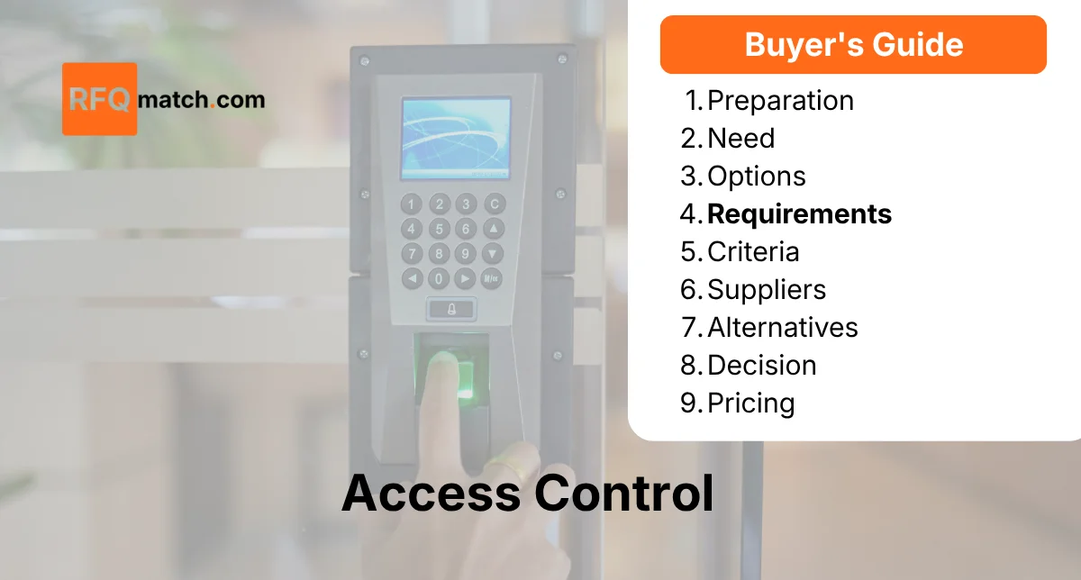 Access Control RFQ Checklist: Essential Steps for Smart Procurement ...